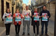 Els representants de l’Agrupació de Comerciants de les Borges i el regidor de Promoció Econòmica presentant la campanya de Nadal 2017