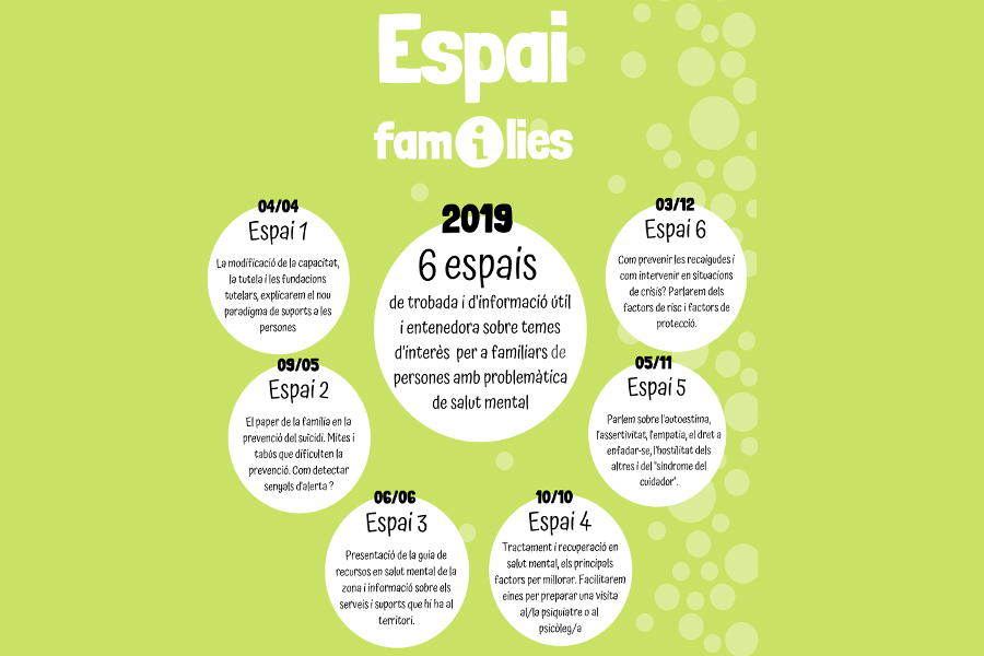 La Taula de Salut Mental de les Garrigues promou espais de trobada entre familiars La Taula de Salut Mental de les Garrigues promou espais de trobada entre familiars