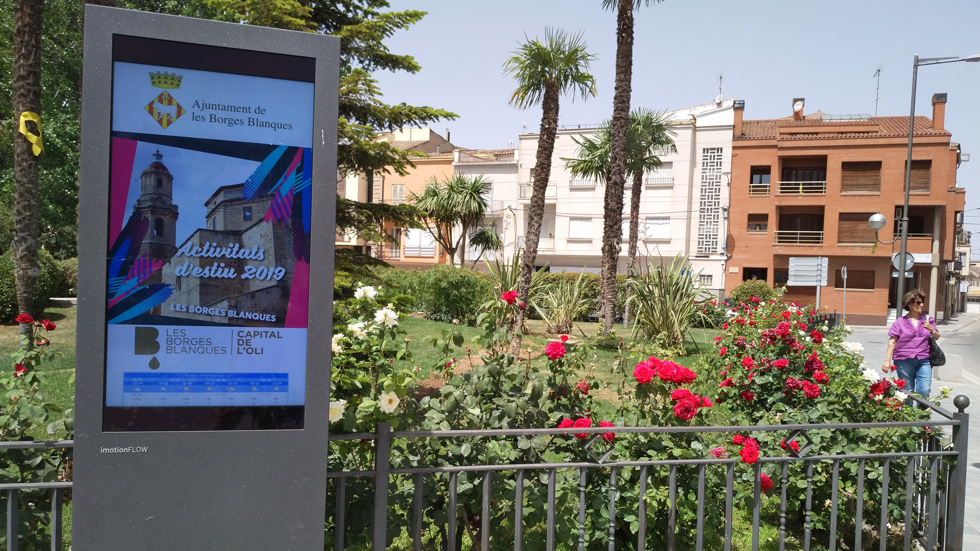 L’Ajuntament de les Borges instal·la un tòtem informatiu al Terrall