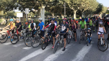 La sortida del Dia de la Bicicleta 2018 a les Borges Blanques