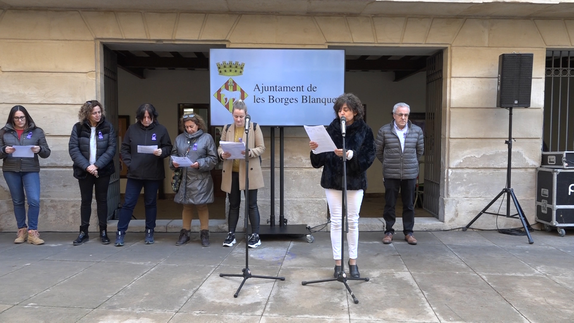Les Borges commemora el 25N amb dos tallers i la lectura del manifest