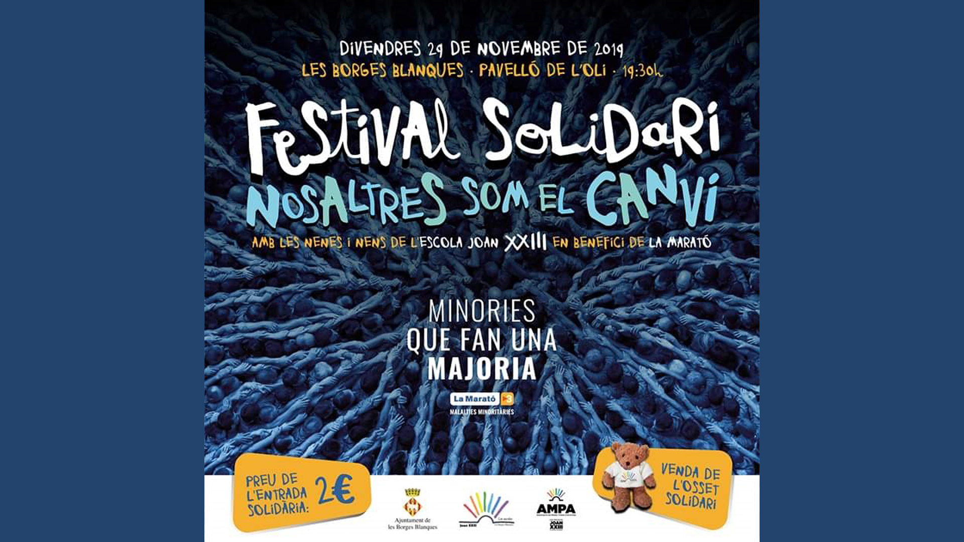 Festival solidari, 40è aniversari dels ajuntaments democràtics i concert de David Pradas, aquest cap de setmana a les Borges