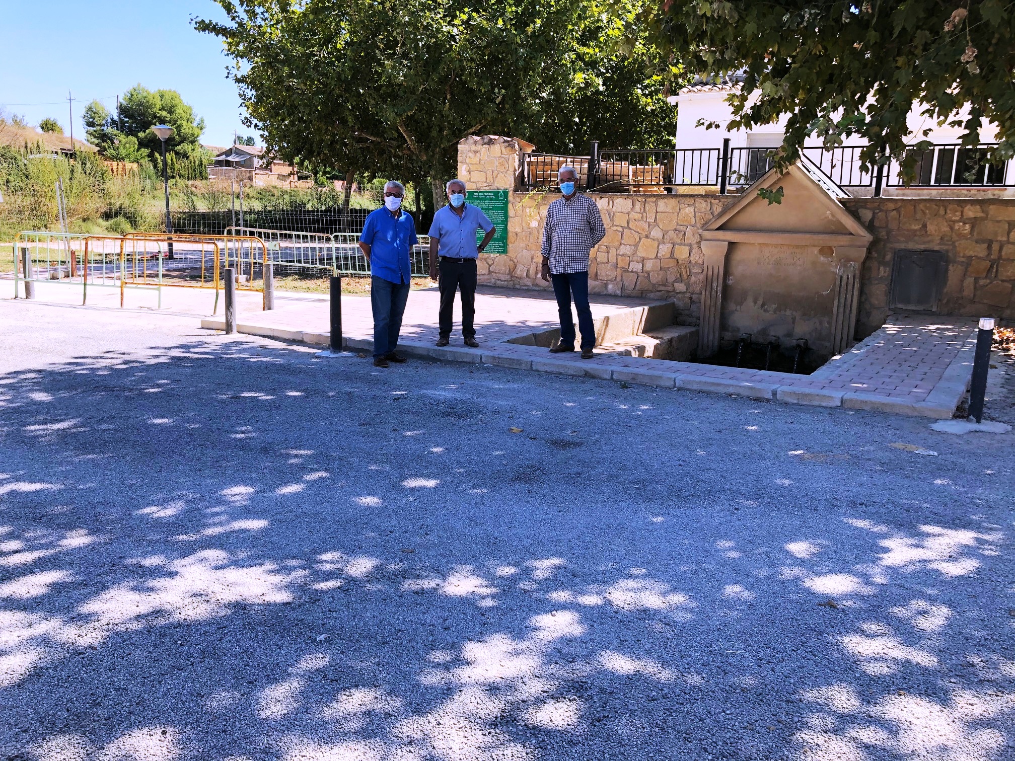 Les Borges continua reparant camins malmesos per les llevantades i les pluges d’enguany