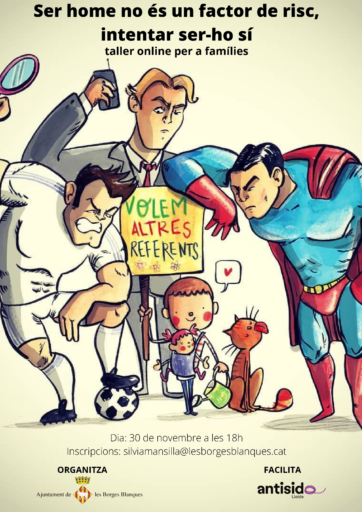 Les Borges prepara vuit accions per a conscienciar la població en contra de les violències masclistes aquest 25N