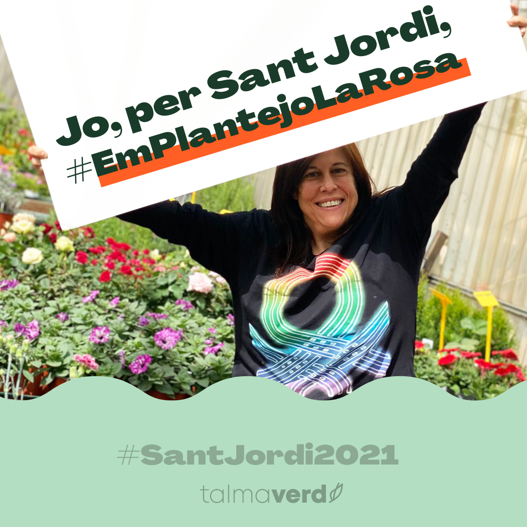 TalmaVerd proposa una Diada de Sant Jordi més conscient amb la rosa sense plàstics