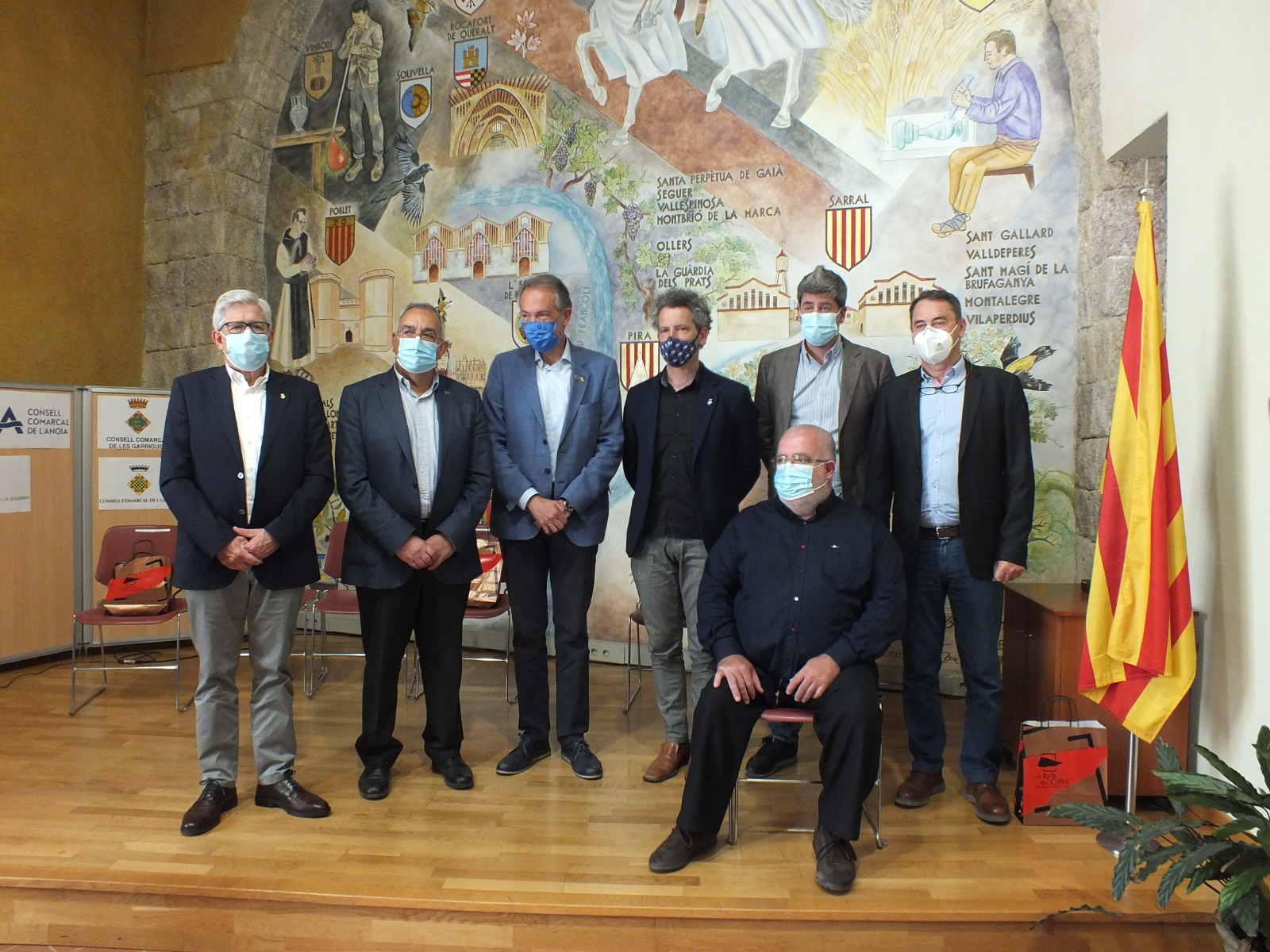 Els consells comarcals de l’Alt Camp, Anoia, les Garrigues, la Segarra, l’Urgell, el Priorat i la Conca de Barberà uneixen esforços en rebuig a la massificació de macro parcs eòlics