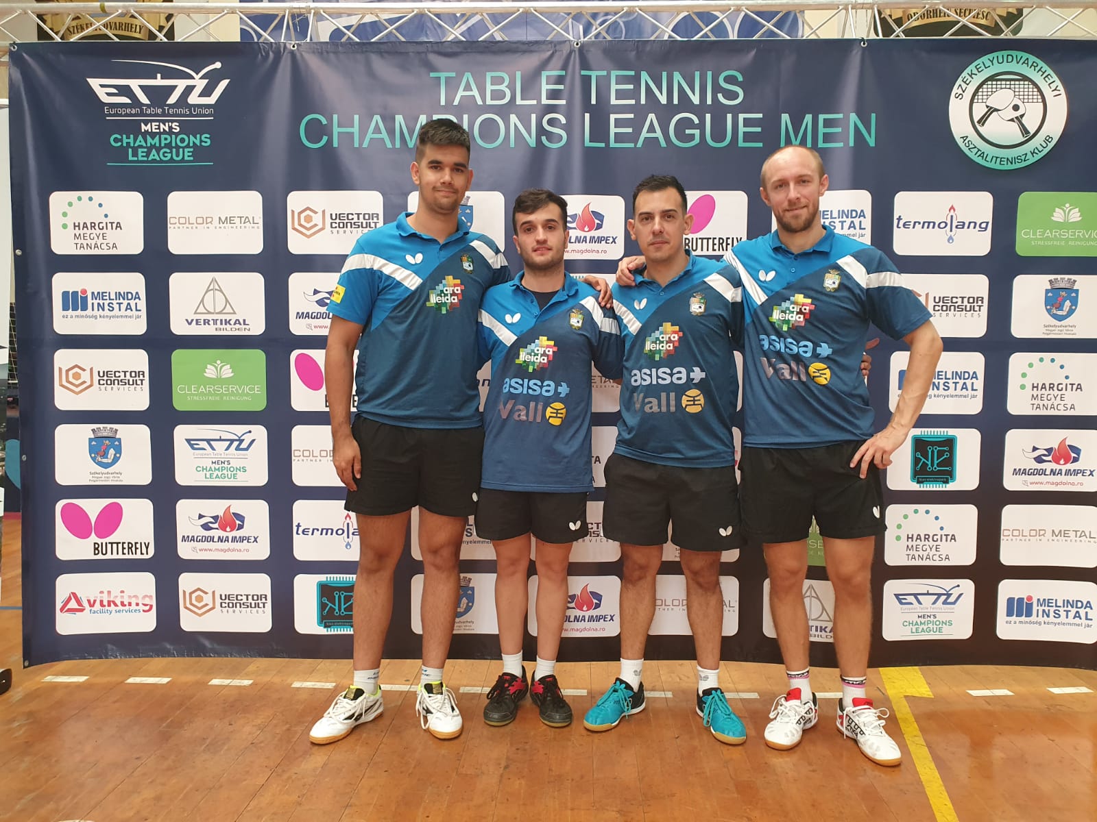 Victòria de l’ASISA Borges Vall en el primer partit de la Champions League Europea de tenis taula a Romania
