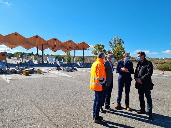 Inicien les obres de desmantellament dels peatges de l’AP-2 a Lleida