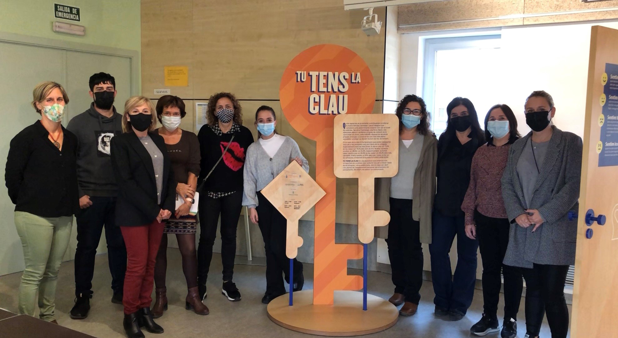 Les Borges acull la mostra ‘Tu tens la clau’ que convida a reflexionar per evitar el consum de drogues