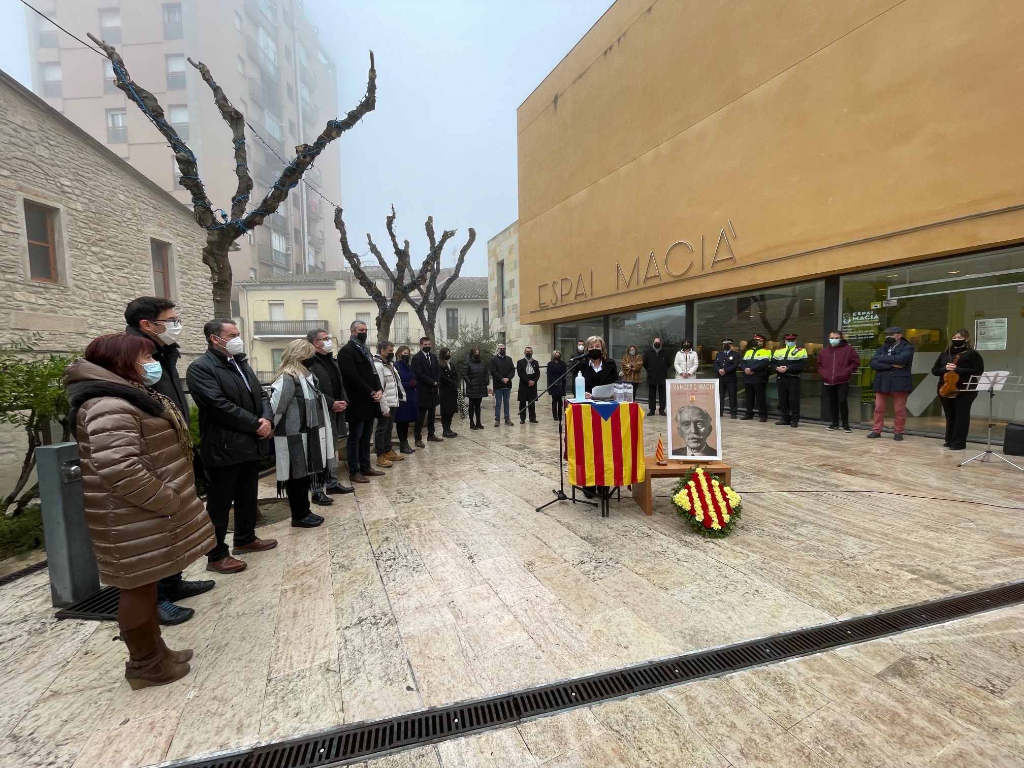 Commemoració del 88è aniversari del traspàs del President Macià