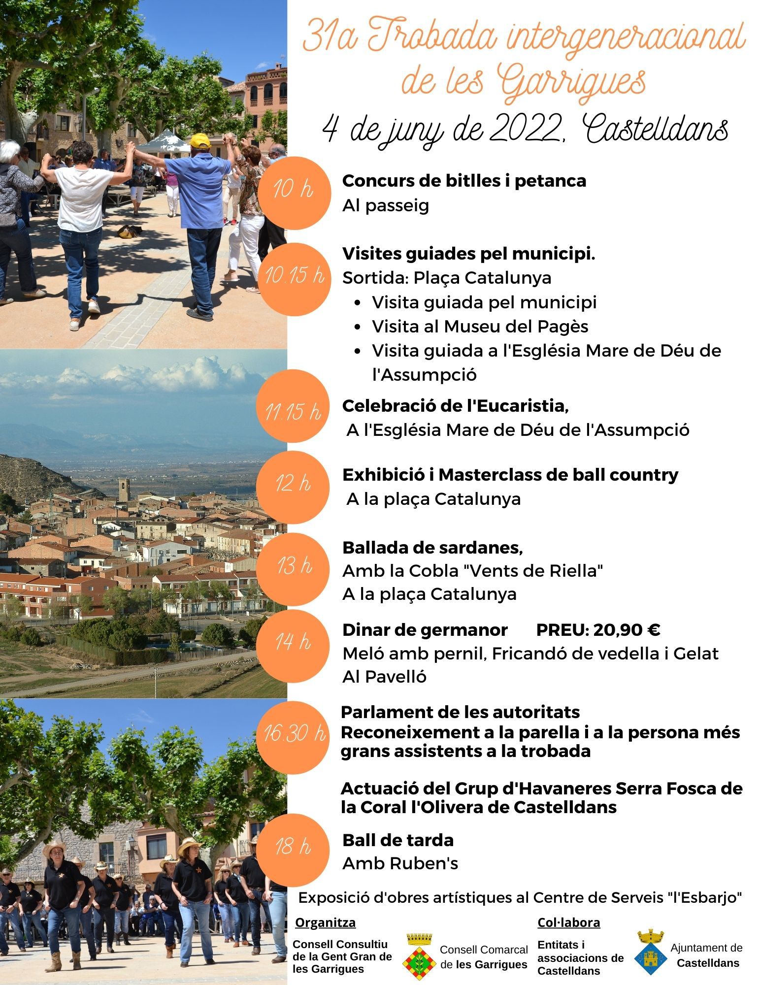 31a Trobada Intergeneracional de les Garrigues, aquest dissabte a Castelldans