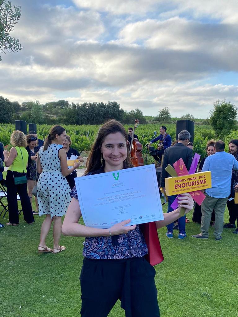 El Celler Mas Blanch i Jové, premiat a la 1a edició dels Premis Vinari d’Enoturisme