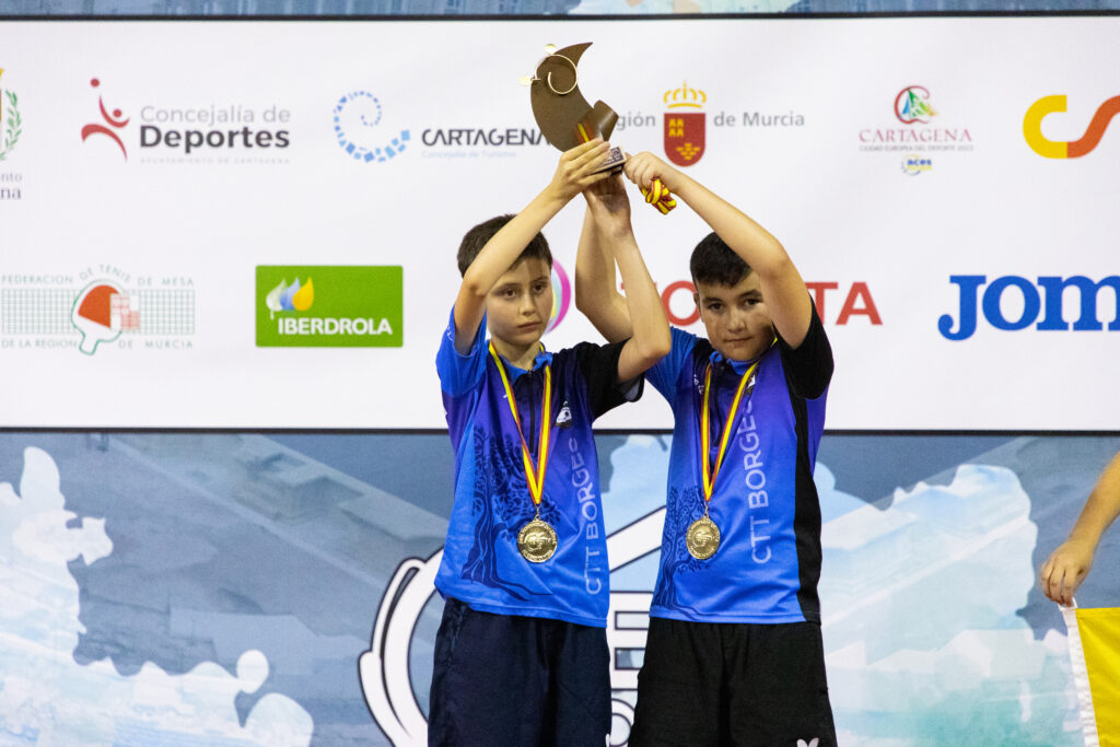 El CTT Borges aconsegueix el títol de Campions d’Espanya Benjamí i Sub-23 per equips