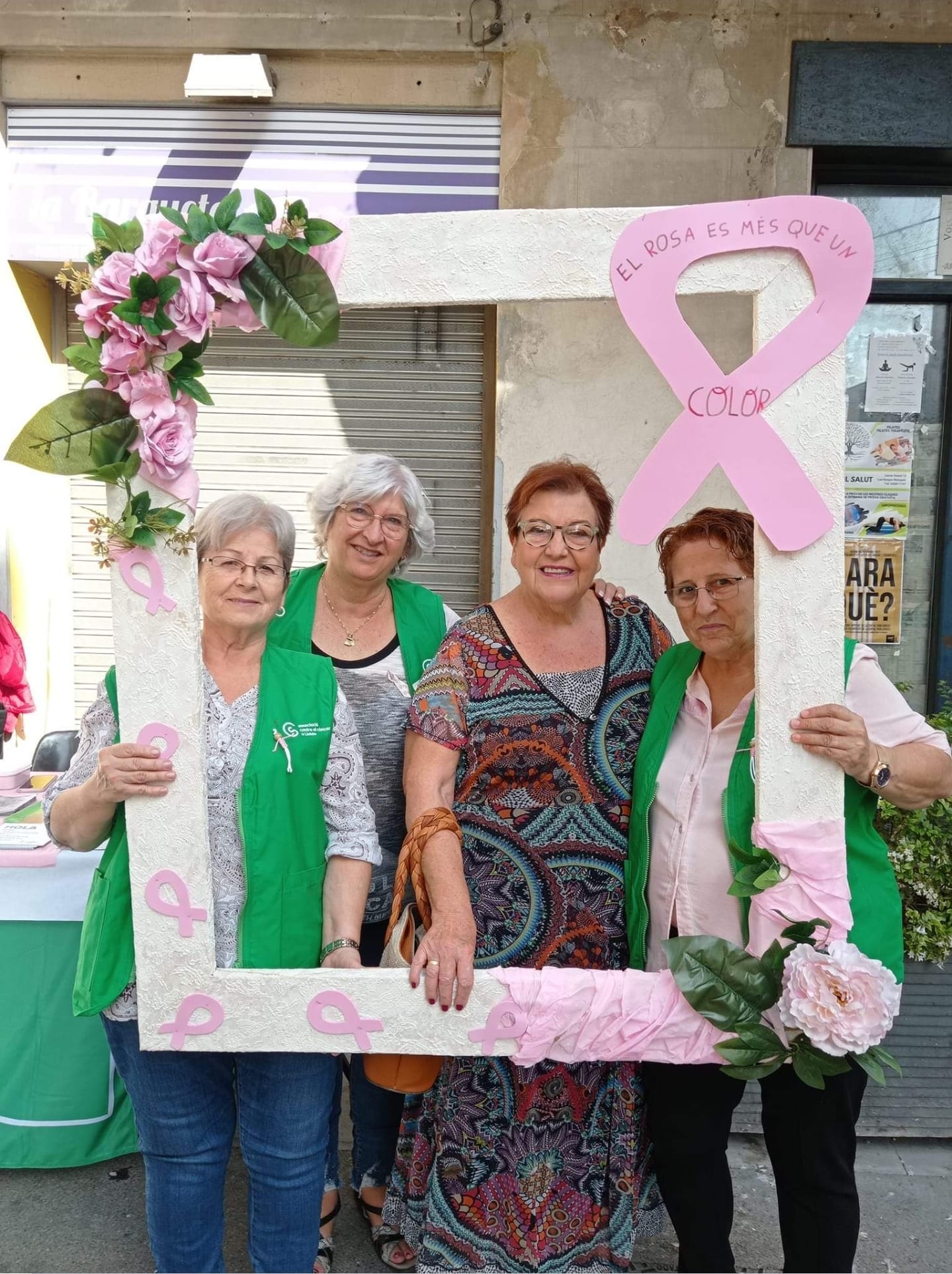 Les Borges commemora el Dia Contra el Càncer de Mama