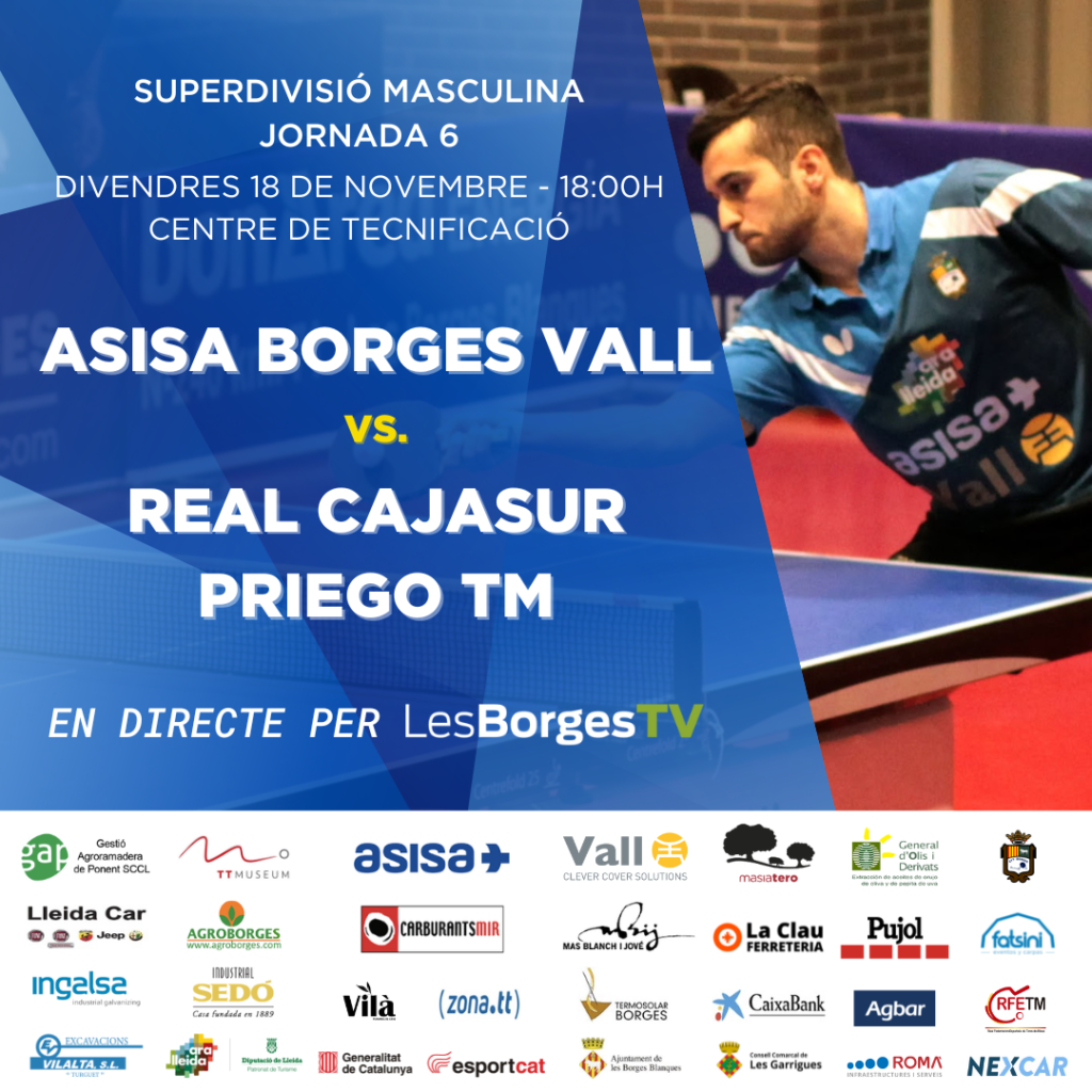 L’ASISA Borges Vall juga tres partits importants aquesta setmana