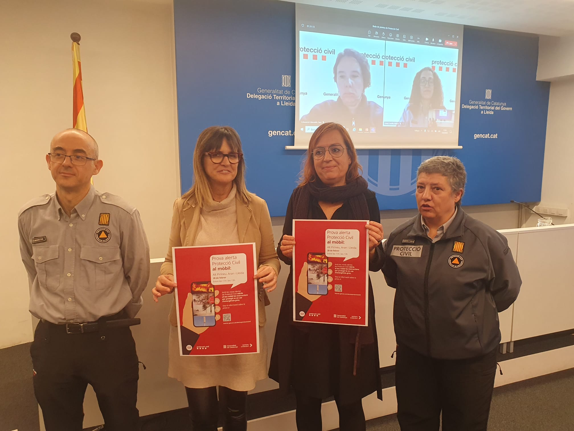 El 28 de febrer es rebrà un missatge de prova del sistema d’alertes de protecció civil El 28 de febrer es rebrà un missatge de prova del sistema d’alertes de protecció civil