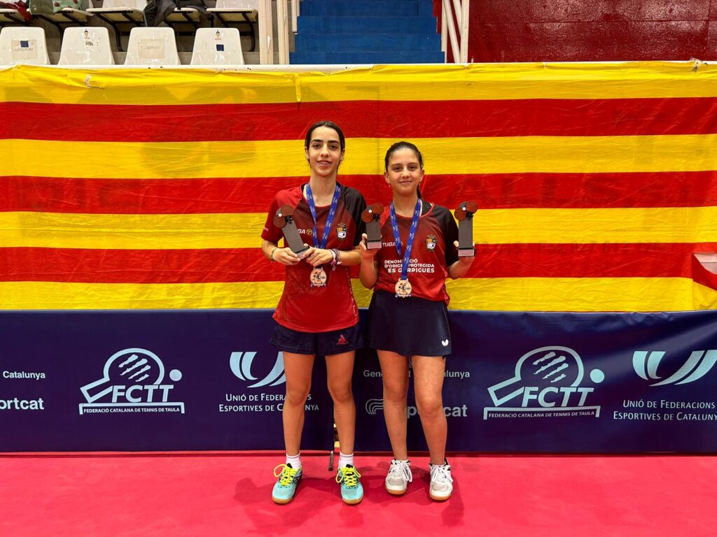 El CTT Borges aconsegueix sis medalles d’or, dues de plata i nou bronzes, en el Campionat de Catalunya d’Edats