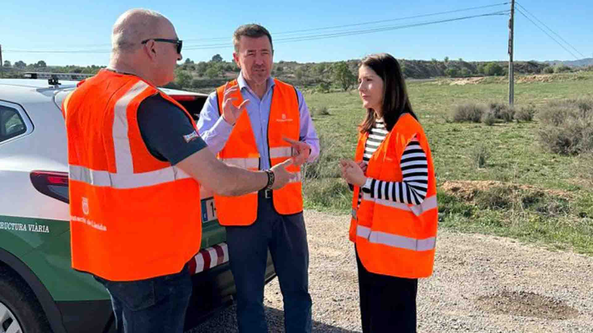 Més de 6,5 M€ per a la millora de diferents trams de carreteres del Segrià i les Garrigues Més de 6,5 M€ per a la millora de diferents trams de carreteres del Segrià i les Garrigues