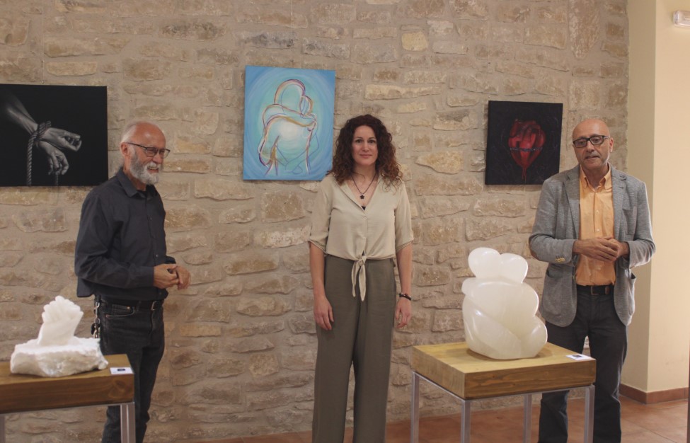 Inauguració de l’exposició “Connexions” d’Ingrid Tost, al Sindicat de Tarrés