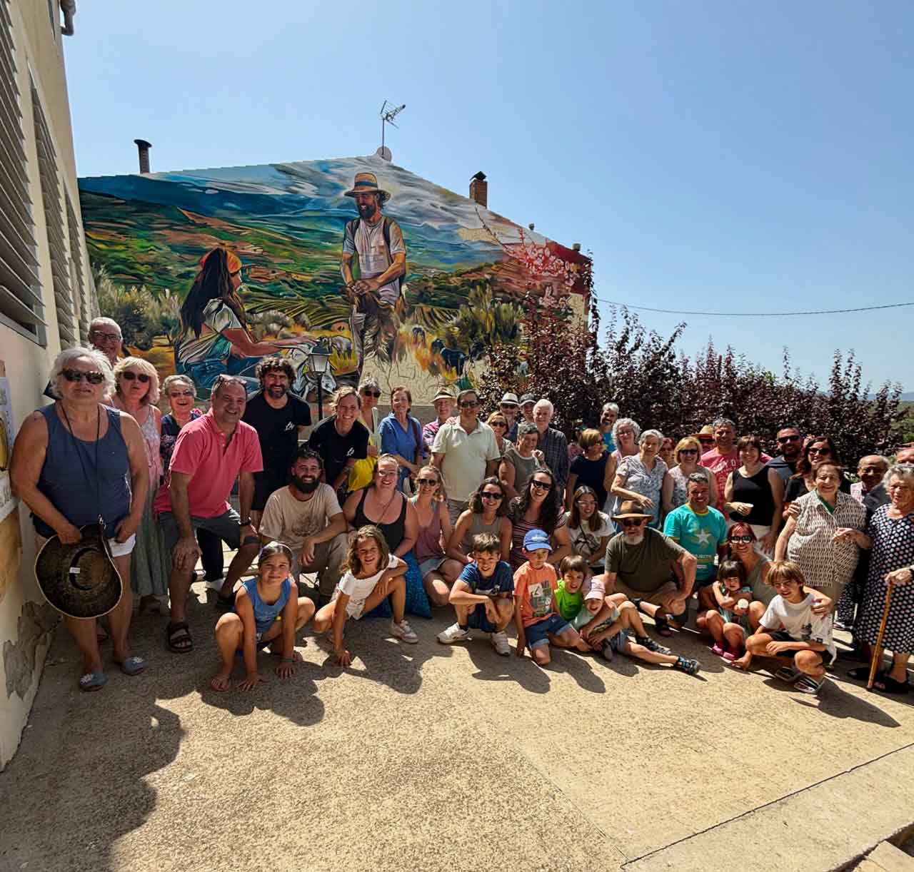 L’Ajuntament de Fulleda presenta el gran mural de l’artista Lily Brick