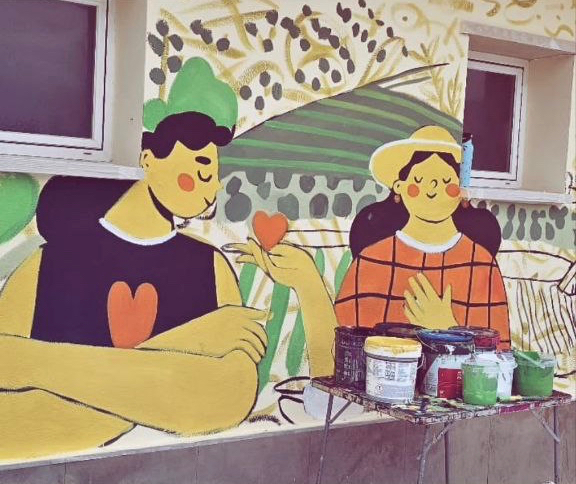 Fulleda impulsa un nou mural de Lily Brick dedicat als drets LGTBI+