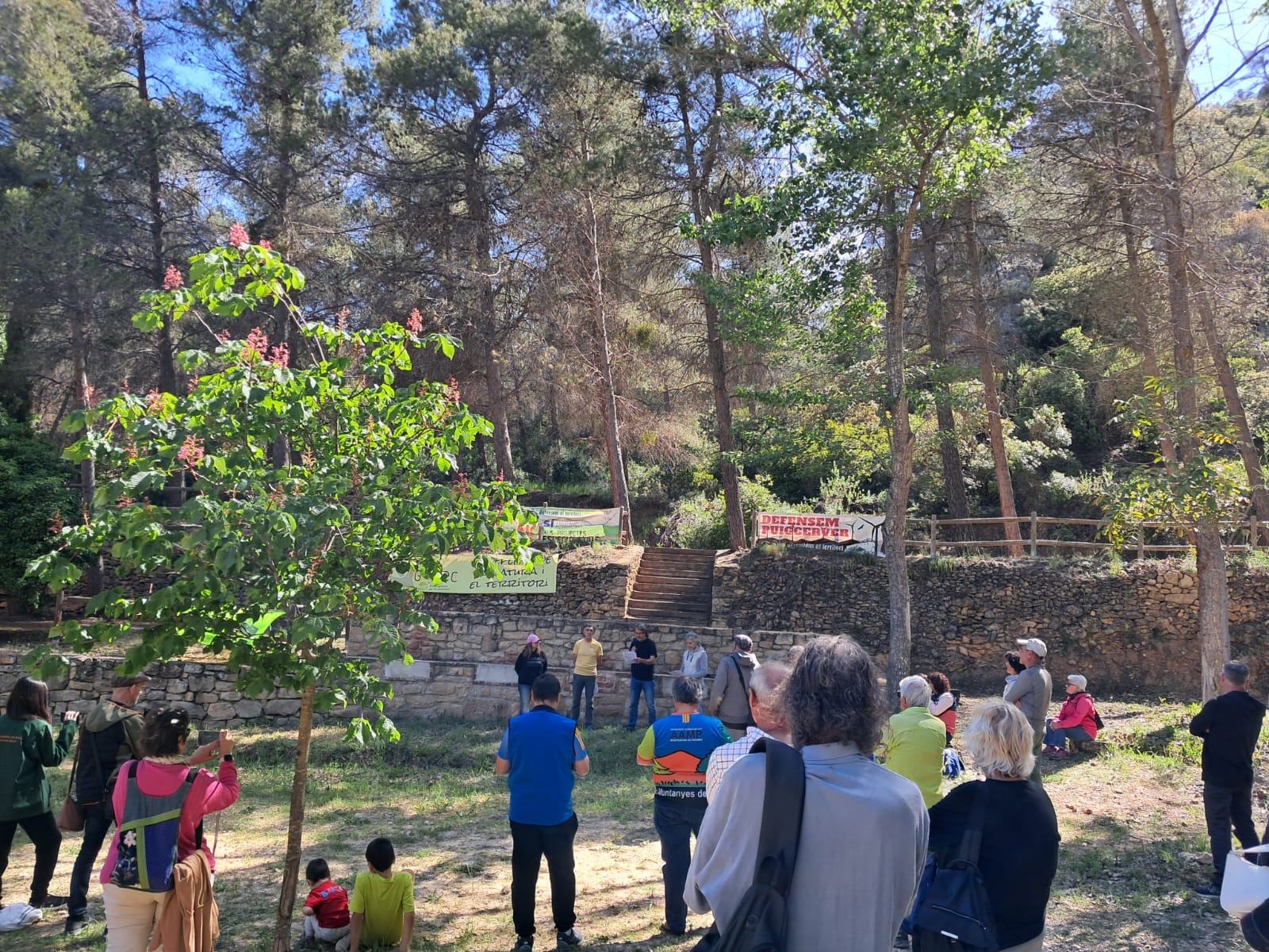 Reivindicació a Sant Miquel de la Tosca per impulsar el Parc Natural de les Muntanyes de Prades, Poblet i Serra de la Llena