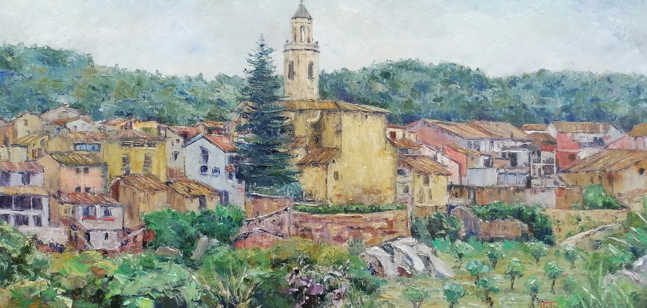 Rosa Vadrí inaugura l’exposició “Essència de poble” al Sindicat de Tarrés