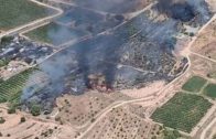 L’incendi de les Borges Blanques afecta unes 4,5 hectàrees, segons dades provisionals dels Agents Rurals