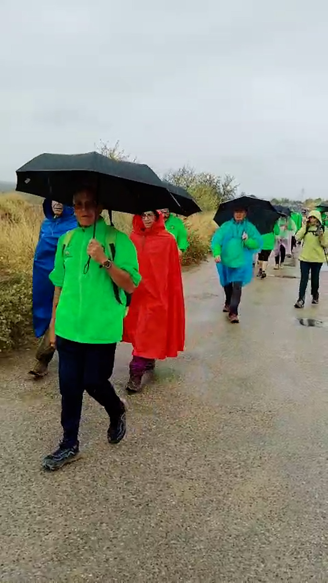 La pluja no atura la 3a caminada ‘Si no fos’ dels Xafacamins, amb 190 participants